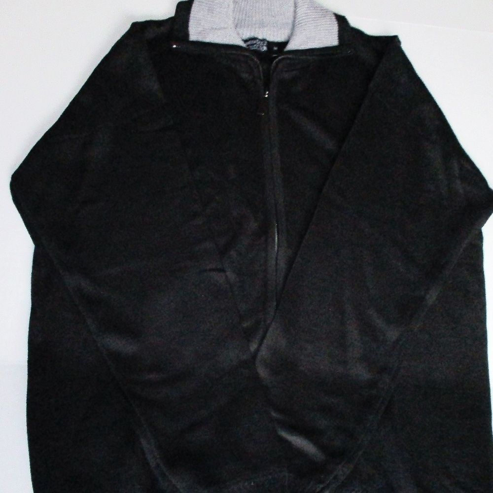 Marx & Dutch Collection Zippered Sweater Jacket, M